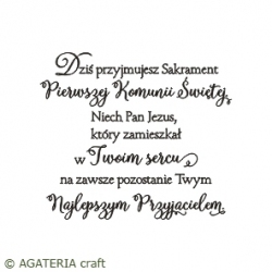 Dziś przyjmujesz sakrament