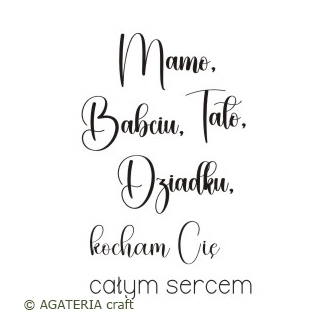 Zestaw Kocham Cie całym sercem