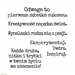 Zestaw napisów Steampunk 2 (Odwaga to...)